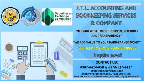 J.T.L Accounting and Bookkeeping Services.